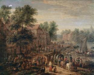 La kermesse (Mathys Schoevaerdts) - Muzeo.com