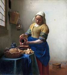 La laitière (Johannes Vermeer) - Muzeo.com