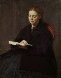 La lecture (Henri Fantin-Latour) - Muzeo.com