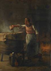 La Lessiveuse (Jean-François Millet) - Muzeo.com