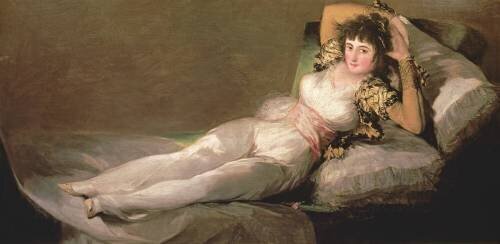 La Maja habillée (Francisco de Goya) - Muzeo.com