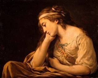 La Mélancolie (Louis Jean François Lagrenée) - Muzeo.com