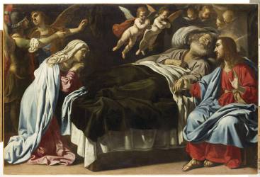 La Mort de saint Joseph (Rutilio di Lorenzo Manetti) - Muzeo.com