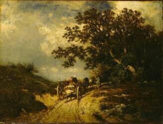 La Petite charrette (Jules Dupré) - Muzeo.com