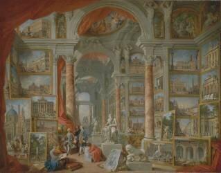 La Rome moderne (Giovanni Paolo Pannini) - Muzeo.com