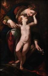 La Sainte Famille (Giulio Cesare Procaccini) - Muzeo.com