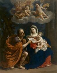 La Sainte Famille (Benedetto Gennari le Jeune) - Muzeo.com