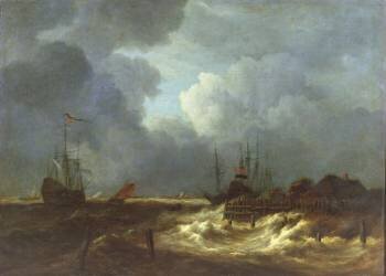 La tempête (Jacob Isaakszoon van Ruisdael) - Muzeo.com