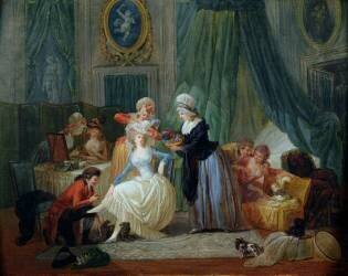 La toilette (François Watteau) - Muzeo.com