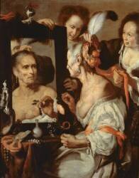 La vieille coquette (Bernardo Strozzi) - Muzeo.com