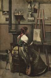 L'atelier de l'artiste (Jean-Baptiste Camille Corot) - Muzeo.com