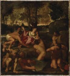 Latone et les paysans de Lycie (L'Albane) - Muzeo.com