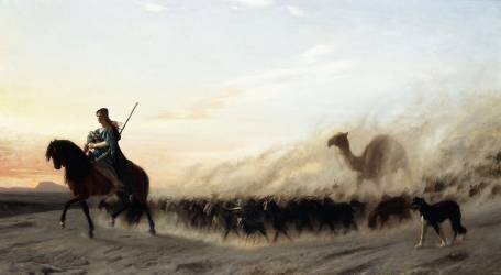 Le berger syrien (Jean-Léon Gérôme) - Muzeo.com