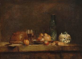 Le Bocal d'olives (Jean Siméon Chardin) - Muzeo.com