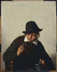 Le Buveur (Adrien van Ostade) - Muzeo.com