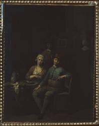 Le Cabaret (Jan Josef Horemans l'Ancien) - Muzeo.com