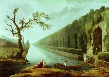 Le Canal (Hubert Robert) - Muzeo.com