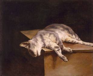 Le chat mort (Théodore Géricault) - Muzeo.com