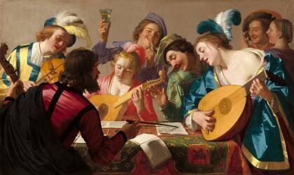 Le concert (Gerrit van Honthorst) - Muzeo.com
