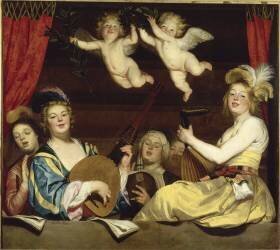Le Concert (Gerrit van Honthorst) - Muzeo.com