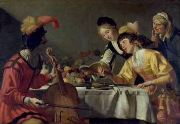 Le Concert (Gerrit van Honthorst) - Muzeo.com