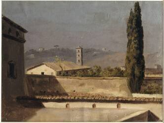 Le cyprès (Pierre Henri de Valenciennes) - Muzeo.com