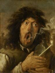 Le Fumeur (Joos van Craesbeeck) - Muzeo.com
