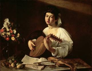 Le Joueur de Luth (Le Caravage) - Muzeo.com
