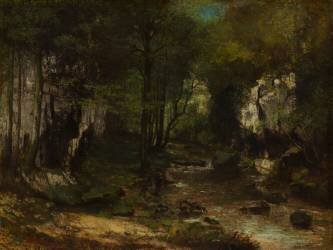 Le ruisseau (Gustave Courbet) - Muzeo.com