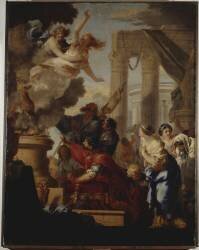 Le sacrifice d'Iphigénie (Sébastien Bourdon) - Muzeo.com