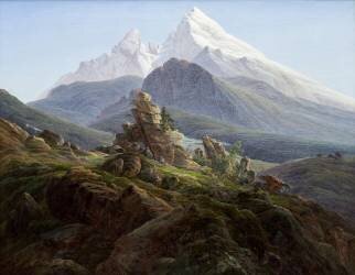 Le Watzmann (Caspar David Friedrich) - Muzeo.com