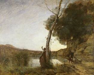 L'étoile du berger (Jean-Baptiste Camille Corot) - Muzeo.com