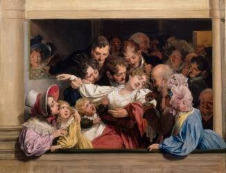 L'effet du mélodrame (Louis-Léopold Boilly) - Muzeo.com