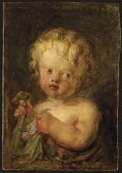 L'enfant aux fleurs (Jean-Honoré Fragonard) - Muzeo.com