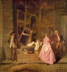 L'Enseigne de Gersaint (Antoine Watteau) - Muzeo.com