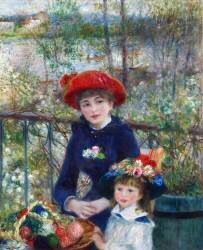 Les Deux Sœurs (Sur la terrasse) (Auguste Renoir) - Muzeo.com