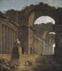 Les fontaines (Hubert Robert) - Muzeo.com