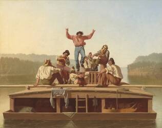 Les joyeux plaisanciers (George Caleb Bingham) - Muzeo.com