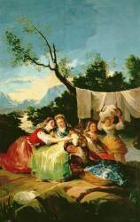 Les lavandières (Francisco de Goya) - Muzeo.com