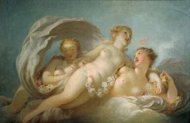 Les Trois Grâces (Jean-Honoré Fragonard) - Muzeo.com