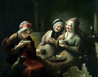 Les trois potinières (Louis-Aimé Grosclaude) - Muzeo.com