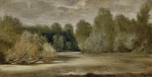 L'Etang (Eugène Delacroix) - Muzeo.com