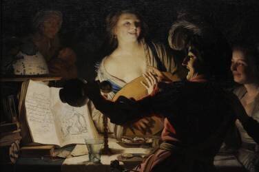 L'Etudiant débauché (Gerrit van Honthorst) - Muzeo.com
