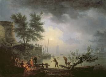 Lever du soleil (Joseph Vernet) - Muzeo.com