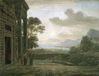 L'expulsion d'Agar (Claude Gellée) - Muzeo.com