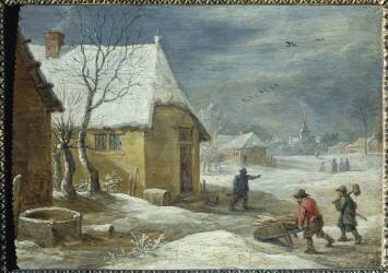 L'Hiver (David Teniers le Jeune) - Muzeo.com