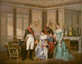 L'impératrice Joséphine reçoit à la Malmaison la visite du Tsar Alexandre Ier (Hector Viger) - Muzeo.com