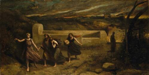 L'incendie de Sodome (Jean-Baptiste Camille Corot) - Muzeo.com