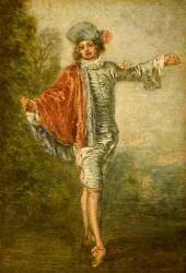 L'Indifférent (Antoine Watteau) - Muzeo.com