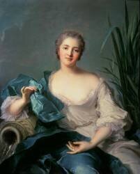 Madame Marie-Henriette Berthelot de Pleneuf (Jean-Marc Nattier) - Muzeo.com